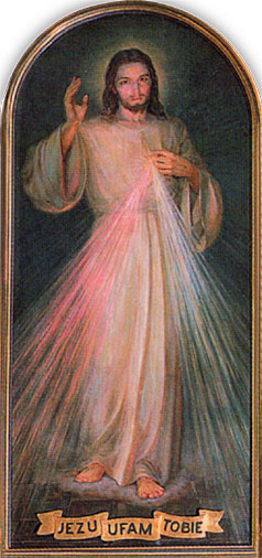 The Image of Divine Mercy - Adolf Hyla Krakow 1944