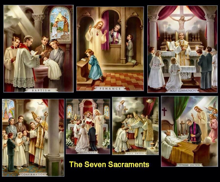 The 7 Sacraments of the Catholic Church